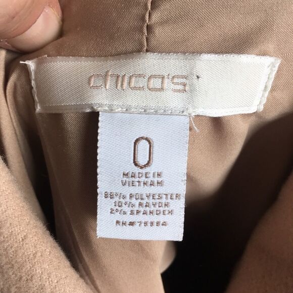 Chico’s Vintage style camel color business casual jacket - Picture 4 of 4